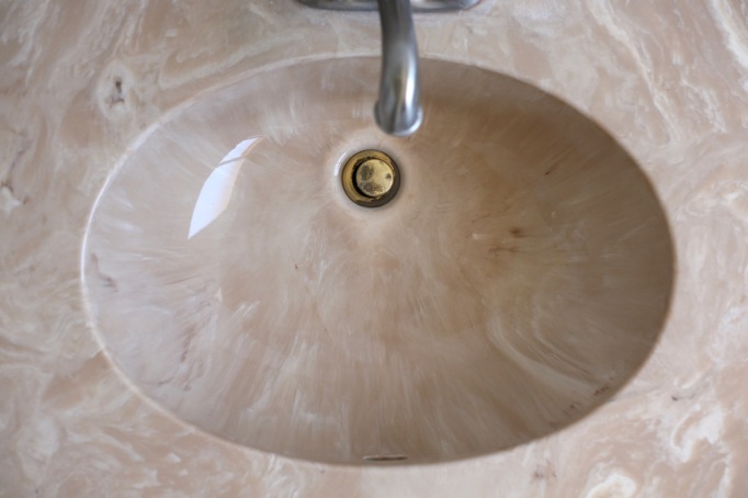 cultured marble sink vintage